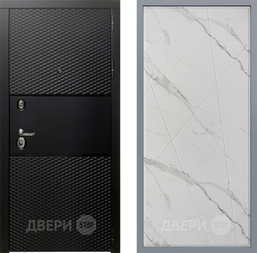 Дверь Заводские двери Тефлон Флитта Мрамор белый в Краснознаменске