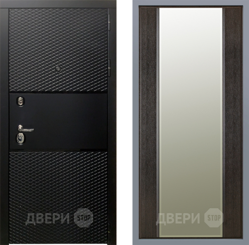 Дверь Заводские двери Тефлон Зеркало Макси Венге в Краснознаменске