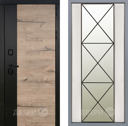 Дверь Заводские двери Ларте Зеркало Перфекто Структурное дерево в Краснознаменске