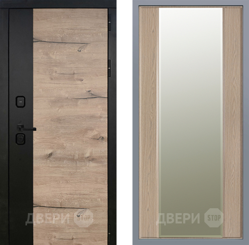 Дверь Заводские двери Ларте Зеркало Макси Беленый дуб в Краснознаменске