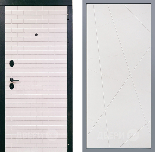 Дверь Заводские двери Сохо Флитта Белый софт в Краснознаменске