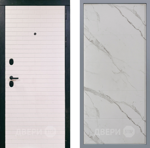Дверь Заводские двери Сохо Тривия Мрамор белый в Краснознаменске