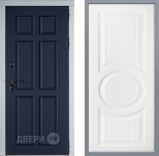 Дверь Заводские двери Стокгольм Неаполь Лофт белый в Краснознаменске