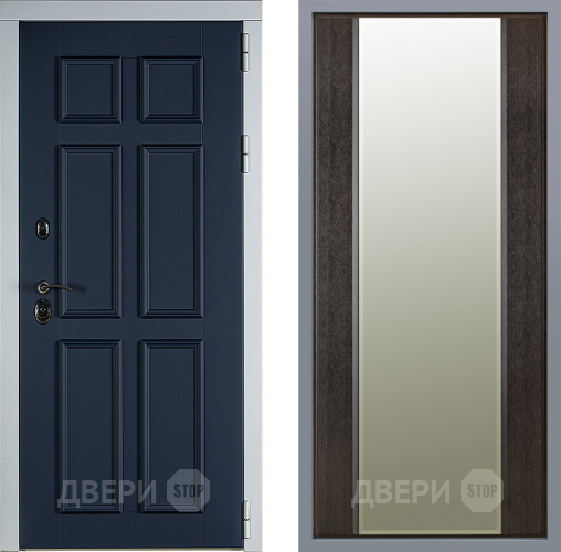 Дверь Заводские двери Стокгольм Зеркало Макси Венге в Краснознаменске