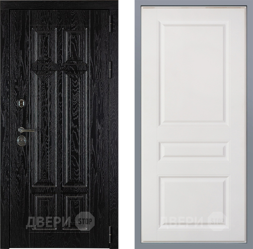 Дверь Заводские двери Мюнхен Стокгольм Белый софт в Краснознаменске