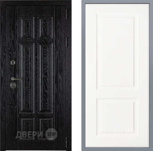 Дверь Заводские двери Мюнхен Доррен Белый софт в Краснознаменске