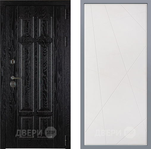 Дверь Заводские двери Мюнхен Флитта Белый софт в Краснознаменске