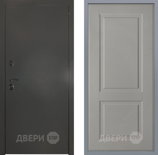 Дверь Заводские двери Эталон 3к антик серебро Доррен Грей софт в Краснознаменске