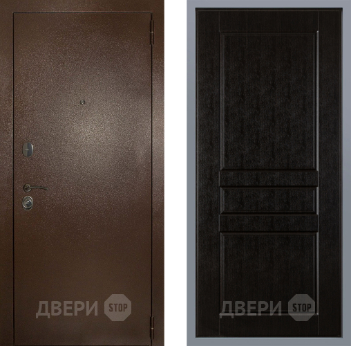Дверь Заводские двери Эталон 3к антик медь К-2 Венге в Краснознаменске