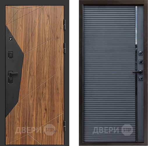 Входная металлическая Дверь Престиж Avangard Porte Черный кварц в Краснознаменске