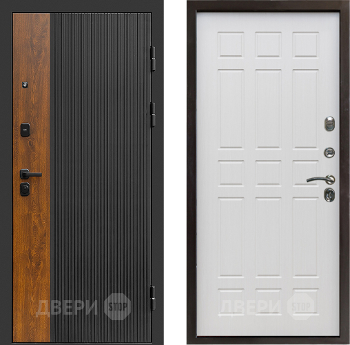 Входная металлическая Дверь Престиж Prestizh Спарта Лиственница белая в Краснознаменске