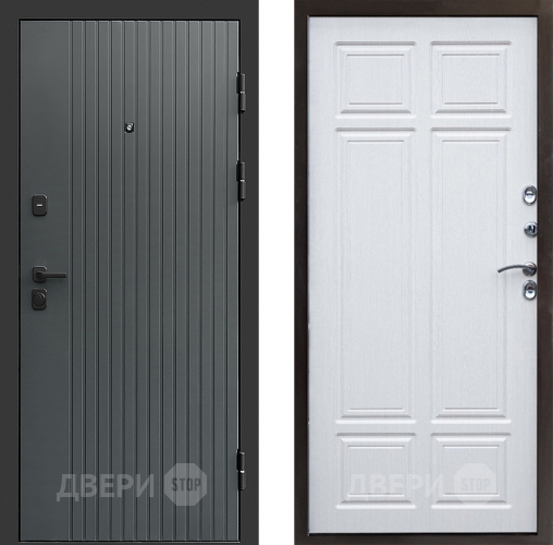 Входная металлическая Дверь Престиж Tvist Grey Премиум Лиственница белая в Краснознаменске