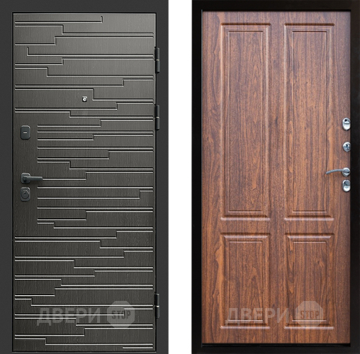 Входная металлическая Дверь Престиж Rivera Премиум Орех светлый в Краснознаменске