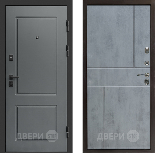 Входная металлическая Дверь Престиж Verona Горизонт Бетон темный в Краснознаменске