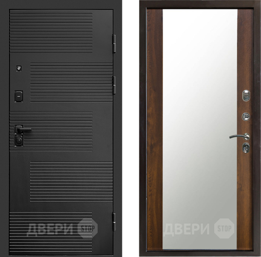 Входная металлическая Дверь Престиж Favorit Зеркало Дуб в Краснознаменске