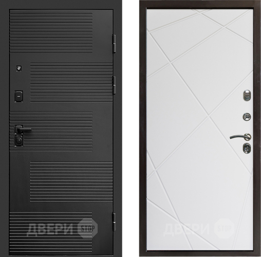 Дверь Престиж Favorit Лучи Бетон белый в Краснознаменске