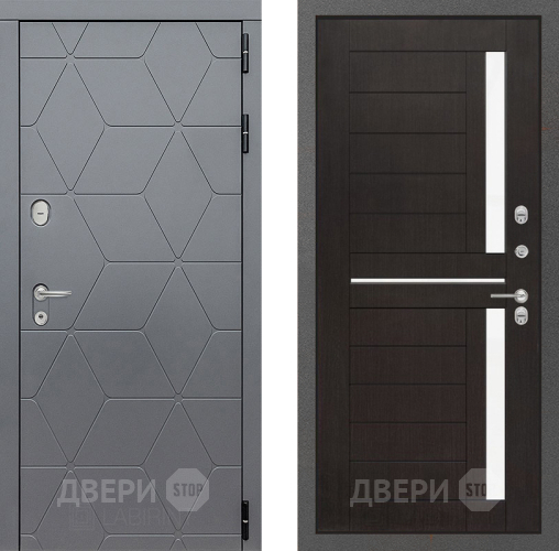 Входная металлическая Дверь Лабиринт (LABIRINT) Cosmo 02 Венге в Краснознаменске