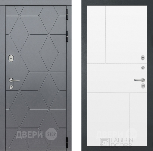 Дверь Лабиринт (LABIRINT) Cosmo 21 Белый софт в Краснознаменске