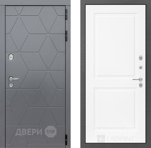 Дверь Лабиринт (LABIRINT) Cosmo 11 Белый софт в Краснознаменске