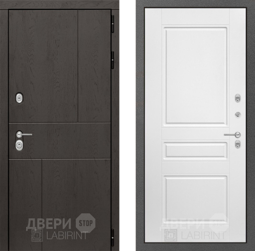 Дверь Лабиринт (LABIRINT) Urban 03 Белый софт в Краснознаменске