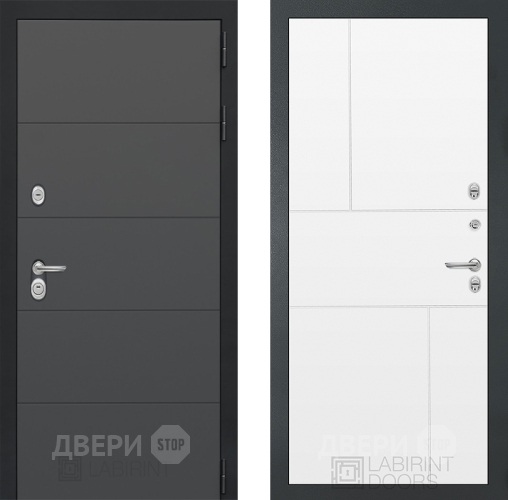 Дверь Лабиринт (LABIRINT) Art 21 Белый софт в Краснознаменске