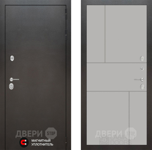 Входная металлическая Дверь Лабиринт (LABIRINT) Silver 21 Грей софт в Краснознаменске