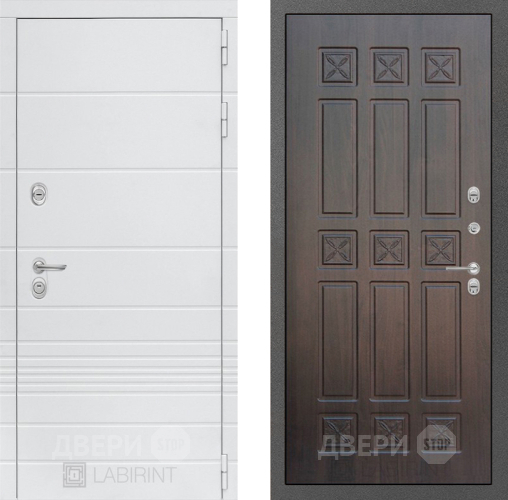 Входная металлическая Дверь Лабиринт (LABIRINT) Трендо 16 VINORIT Алмон 28 в Краснознаменске