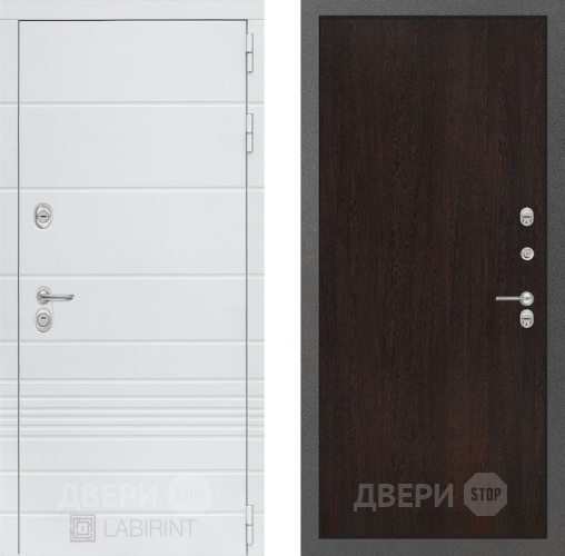 Входная металлическая Дверь Лабиринт (LABIRINT) Трендо 05 Венге в Краснознаменске