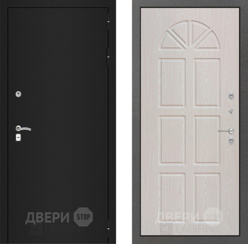Дверь Лабиринт (LABIRINT) Classic шагрень черная 15 VINORIT Алмон 25 в Краснознаменске