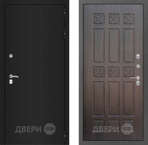 Дверь Лабиринт (LABIRINT) Classic шагрень черная 16 VINORIT Алмон 28 в Краснознаменске