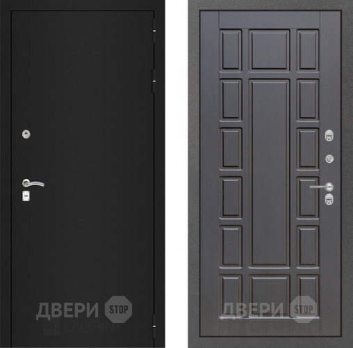 Дверь Лабиринт (LABIRINT) Classic шагрень черная 12 Венге в Краснознаменске