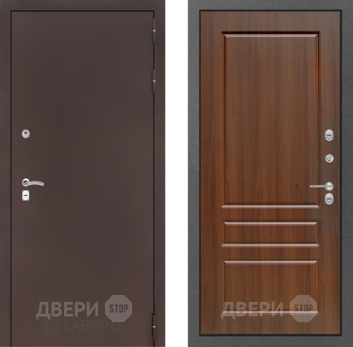 Дверь Лабиринт (LABIRINT) Classic антик медь 03 Орех бренди в Краснознаменске