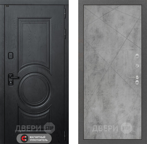 Дверь Лабиринт (LABIRINT) Гранд 24 Бетон светлый в Краснознаменске