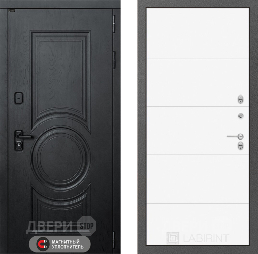 Дверь Лабиринт (LABIRINT) Гранд 13 Белый софт в Краснознаменске