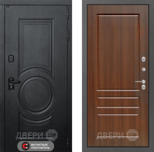 Входная металлическая Дверь Лабиринт (LABIRINT) Гранд 03 Орех бренди в Краснознаменске