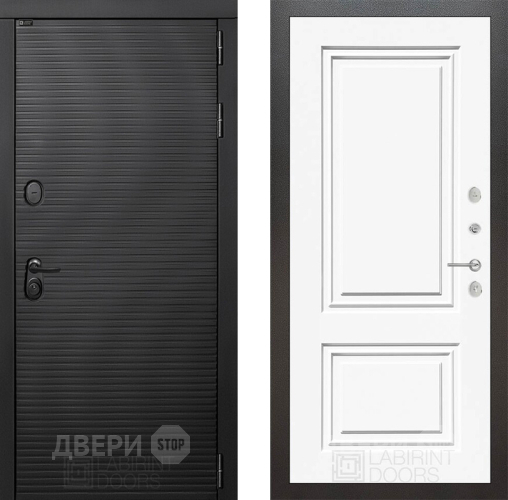 Дверь Лабиринт (LABIRINT) Вулкано 26 Белый (RAL-9003) в Краснознаменске