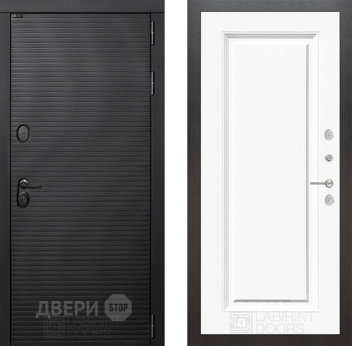 Дверь Лабиринт (LABIRINT) Вулкано 27 Белый (RAL-9003) в Краснознаменске