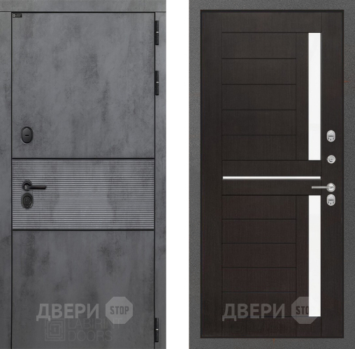 Входная металлическая Дверь Лабиринт (LABIRINT) Инфинити 02 Венге в Краснознаменске