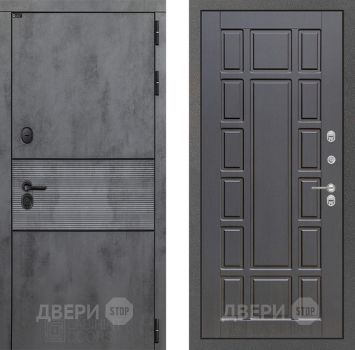 Входная металлическая Дверь Лабиринт (LABIRINT) Инфинити 12 Венге в Краснознаменске
