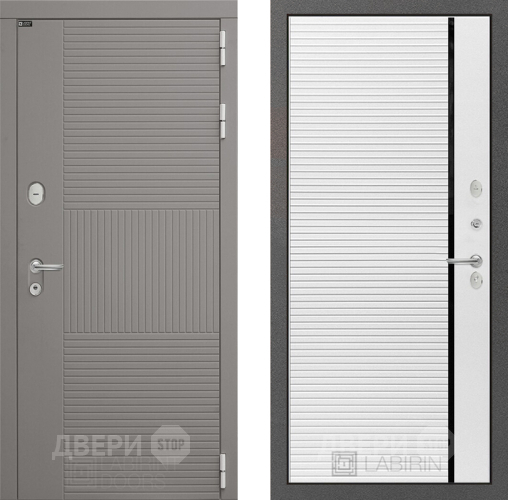 Дверь Лабиринт (LABIRINT) Формо 22 Белый софт в Краснознаменске