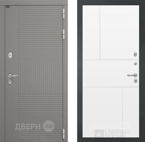 Дверь Лабиринт (LABIRINT) Формо 21 Белый софт в Краснознаменске