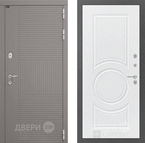 Дверь Лабиринт (LABIRINT) Формо 23 Белый софт в Краснознаменске