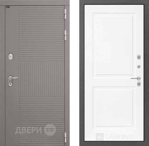Дверь Лабиринт (LABIRINT) Формо 11 Белый софт в Краснознаменске