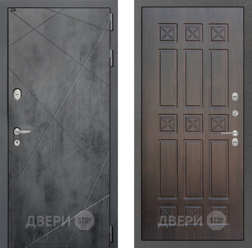 Входная металлическая Дверь Лабиринт (LABIRINT) Лофт 16 VINORIT Алмон 28 в Краснознаменске