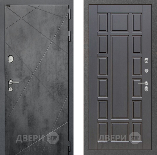 Входная металлическая Дверь Лабиринт (LABIRINT) Лофт 12 Венге в Краснознаменске