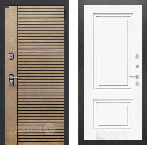 Дверь Лабиринт (LABIRINT) Ritm 26 Белый (RAL-9003) в Краснознаменске