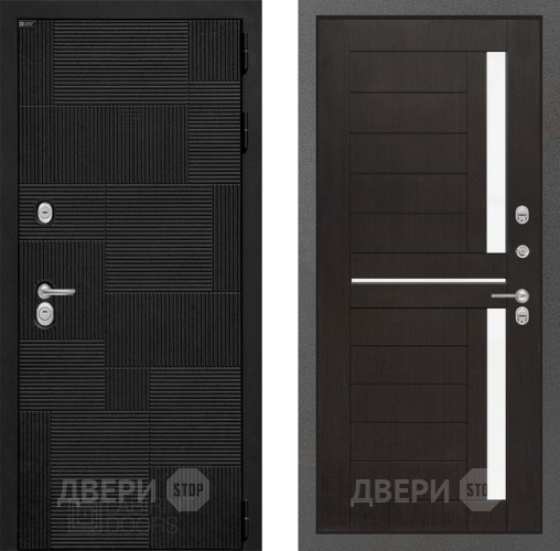 Входная металлическая Дверь Лабиринт (LABIRINT) Pazl 02 Венге в Краснознаменске