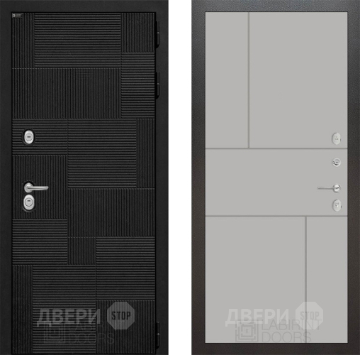 Входная металлическая Дверь Лабиринт (LABIRINT) Pazl 21 Грей софт в Краснознаменске