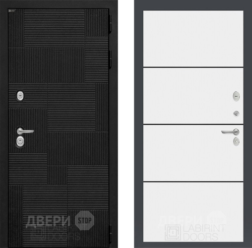 Дверь Лабиринт (LABIRINT) Pazl 25 Белый софт в Краснознаменске