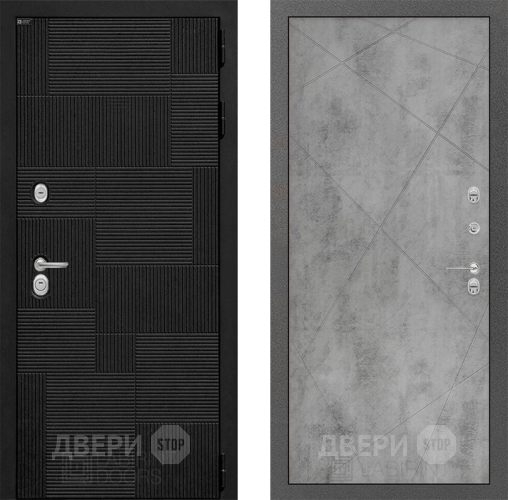 Входная металлическая Дверь Лабиринт (LABIRINT) Pazl 24 Бетон светлый в Краснознаменске